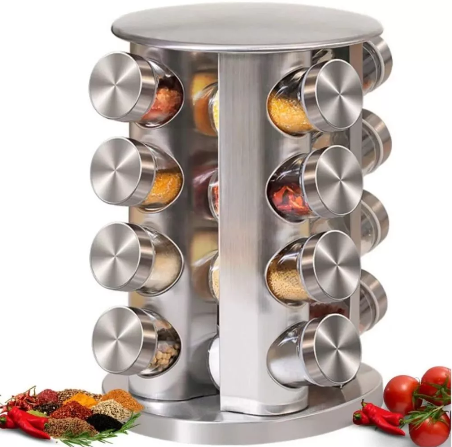 PORTA CONDIMENTO INOX 16 POTES